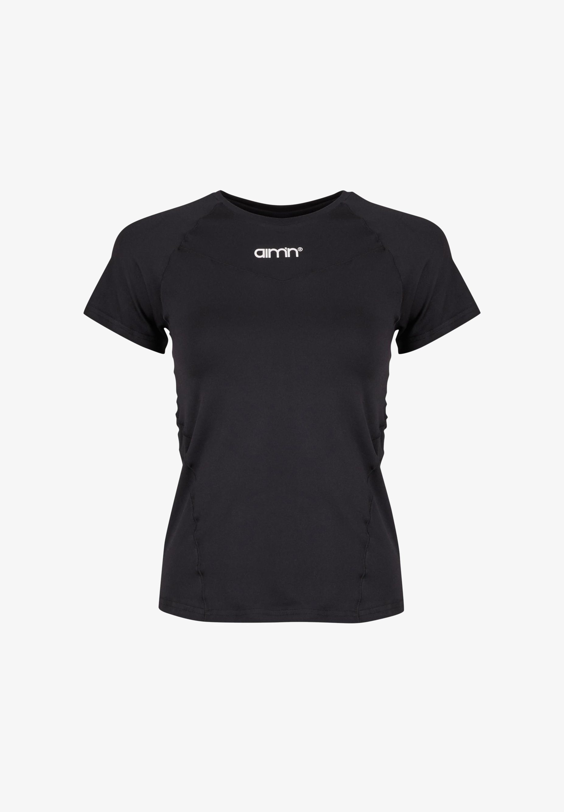 aim'n® SOFT BASIC SHORT SLEEVE - Sport-T-skjorte - black