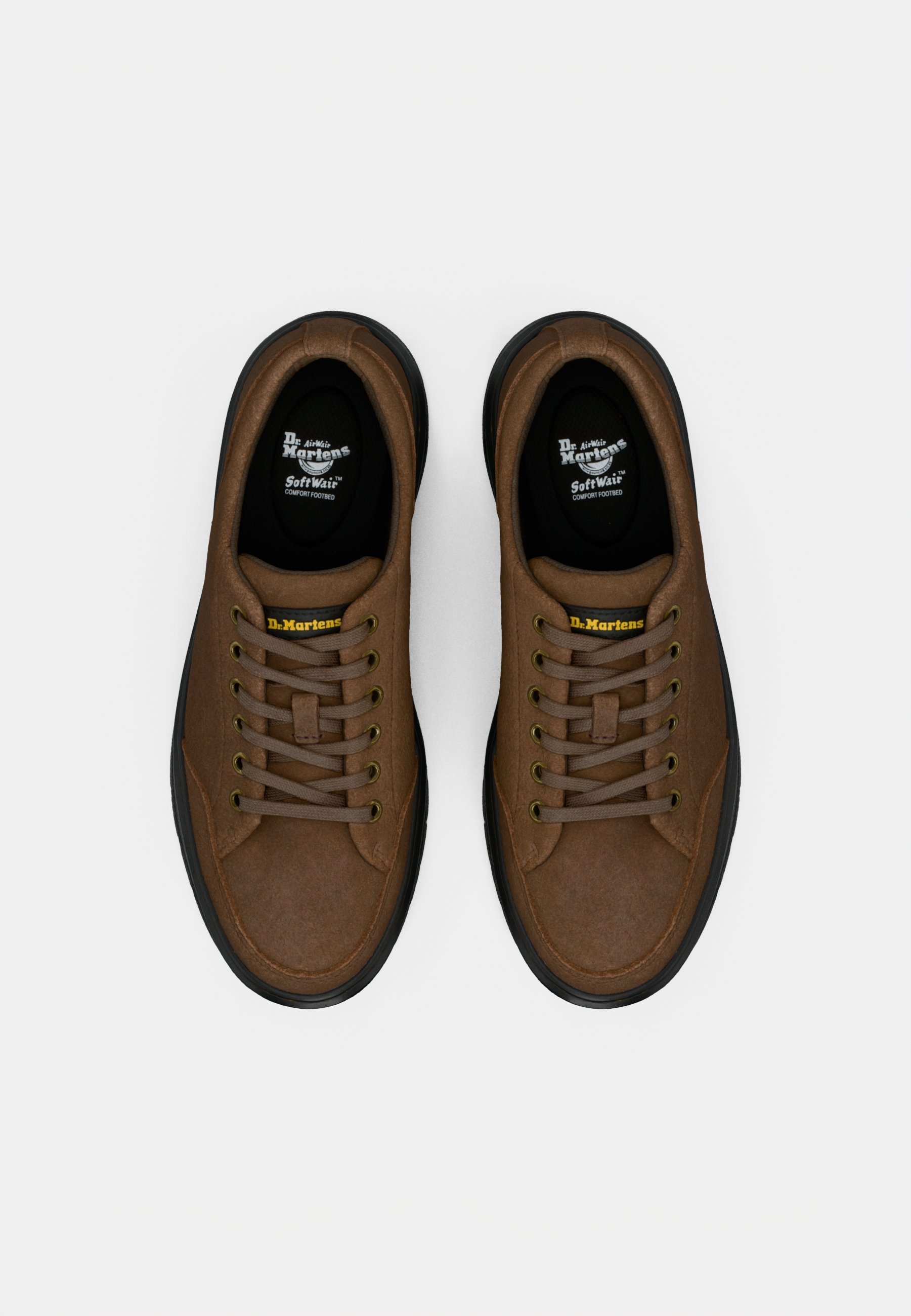 Dr. Martens BROOKLINE 6 EYE SHOE UNISSEX - Tênis - marrom escuro bronx