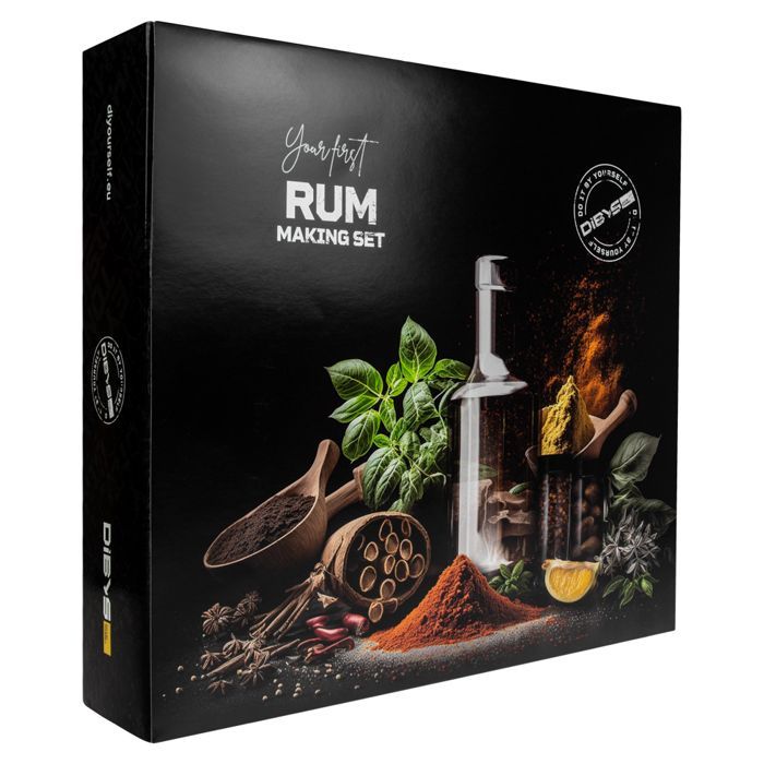 DIBYS DIY Rum Making Kit with Spices and Bar Accessories - Gift for Dad