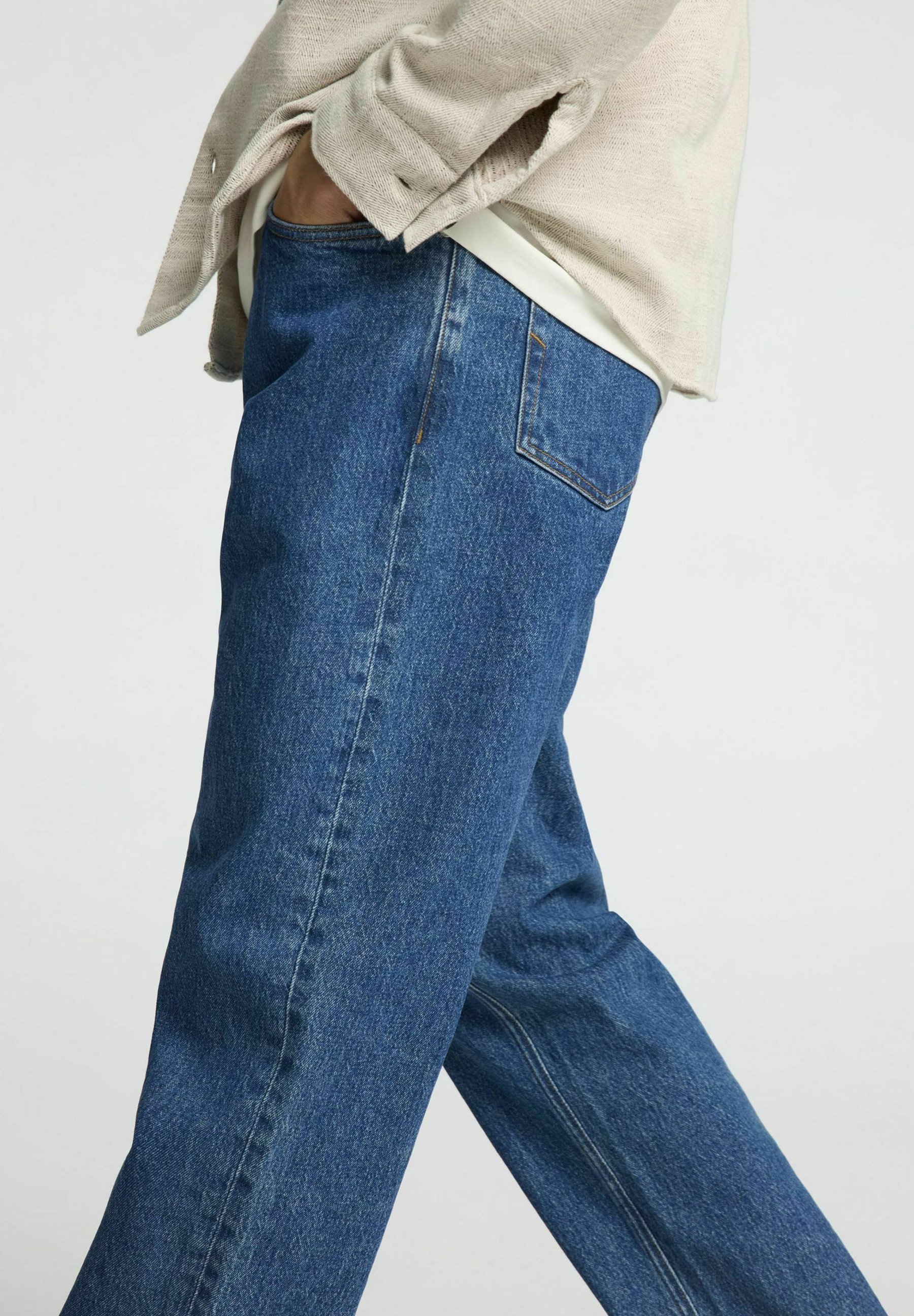 Jeans Selected Homme BEN KORI - gamba dritta - denim blu medio