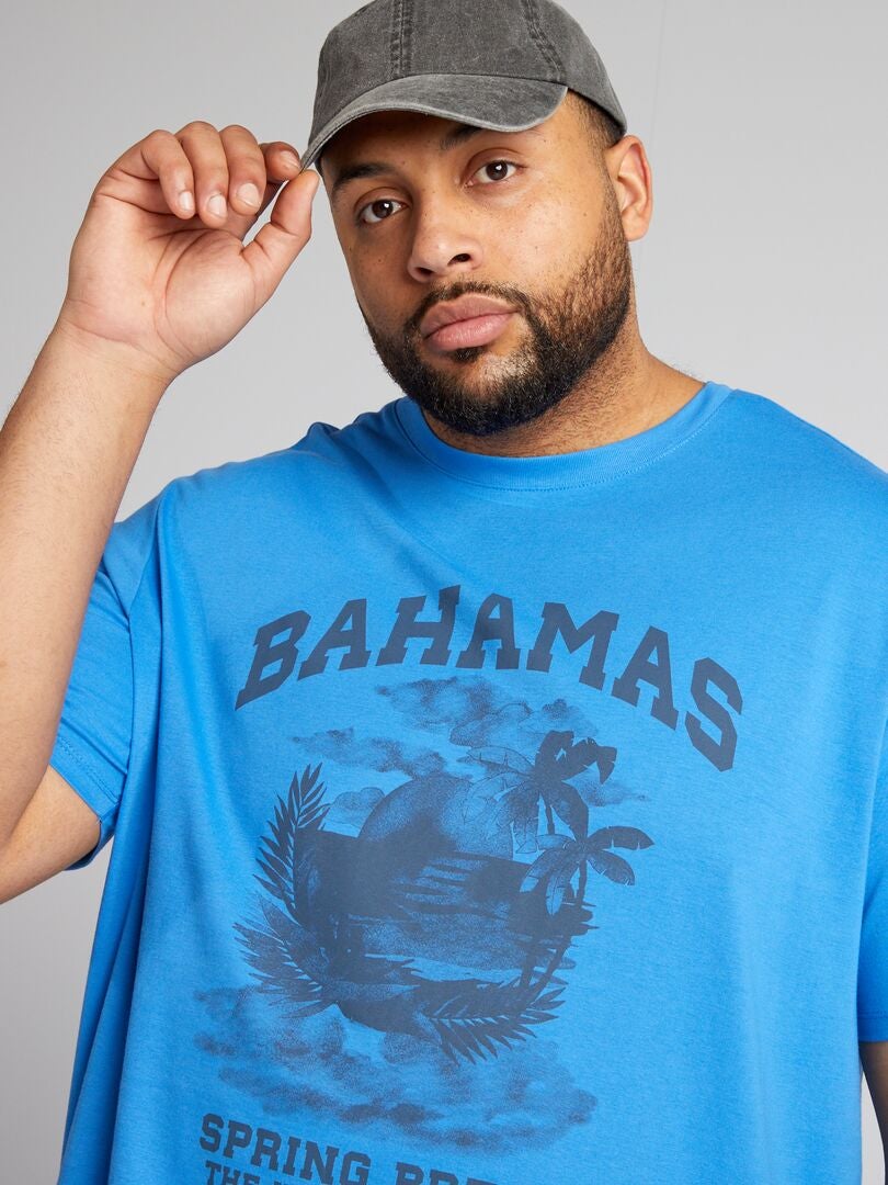 Camiseta de punto jersey - AZUL