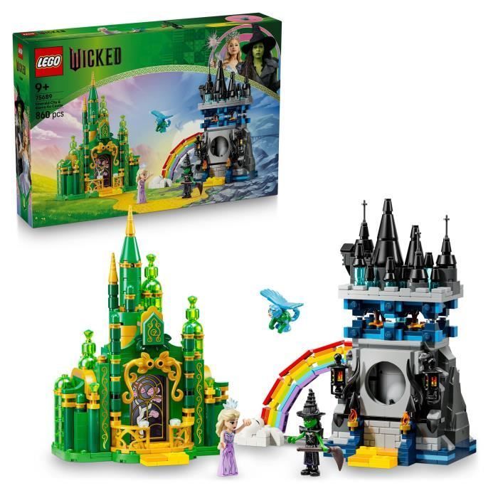 LEGO Wicked 75689 Emerald City and Kiamo Ko Castle - Construction Toy from 9 years old