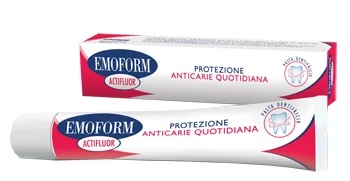 EMOFORM Actifluor tandpasta met frisse muntsmaak 75 ml voor bescherming tegen tandbederf
