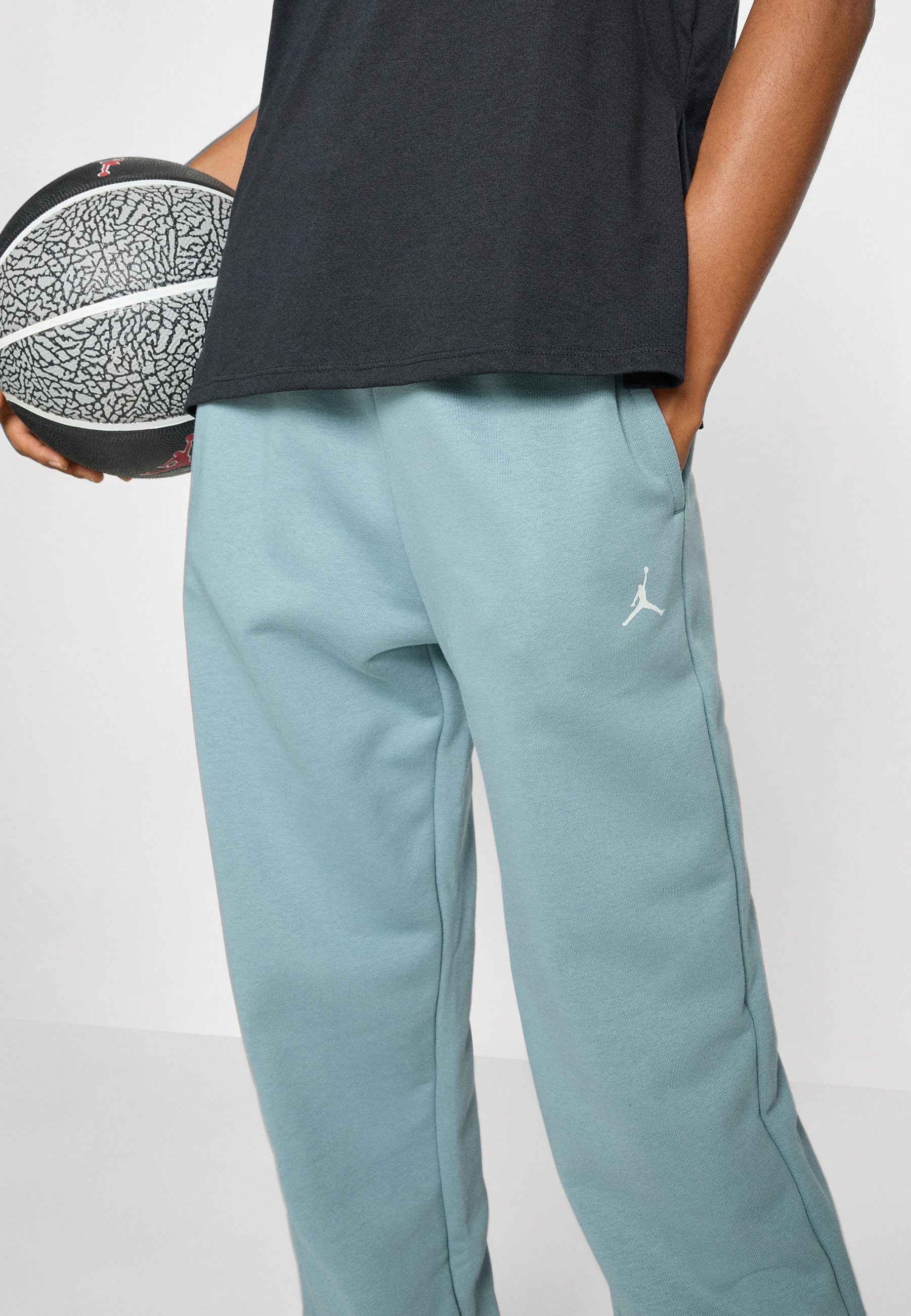 Jordan PANT - Spodnji del trenirke - pilotsko siva/svetlo srebrna barva
