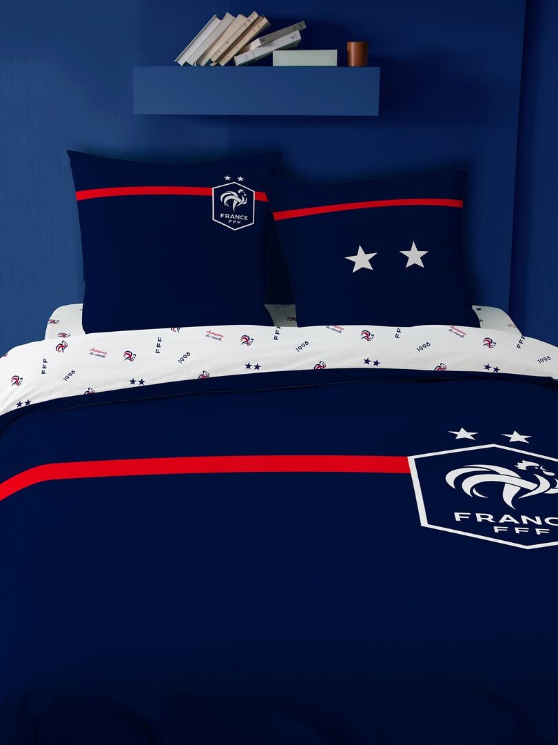 Juego de cama 'FFF' - doble - AZUL