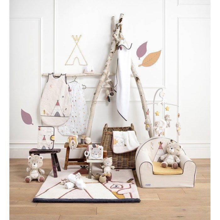Saco de dormir de algodão para bebê - Sauthon - Timouki - Acolchoado - Branco - 0 meses - Recém-nascido