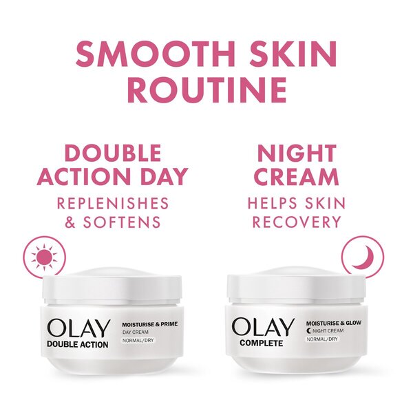 Olay Double Action Dagkrem og Primer<br>50ml - Normal og tørr hud
