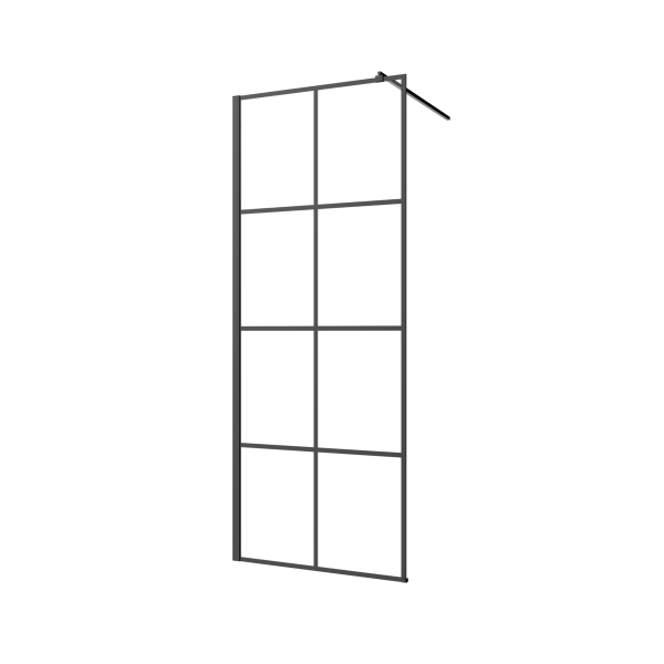Kabina prysznicowa Walk-In II szkło geometryczne 200 x 80