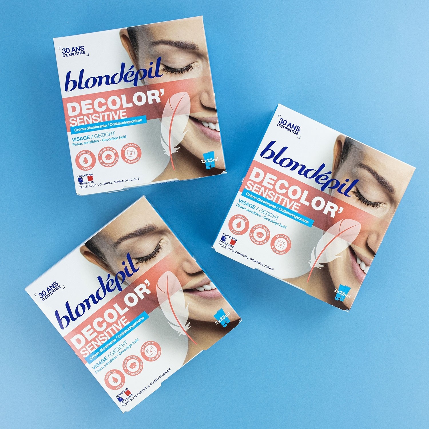 Blondépil DÉCOLOR' DOUCEUR Visage - 89% Naturel
