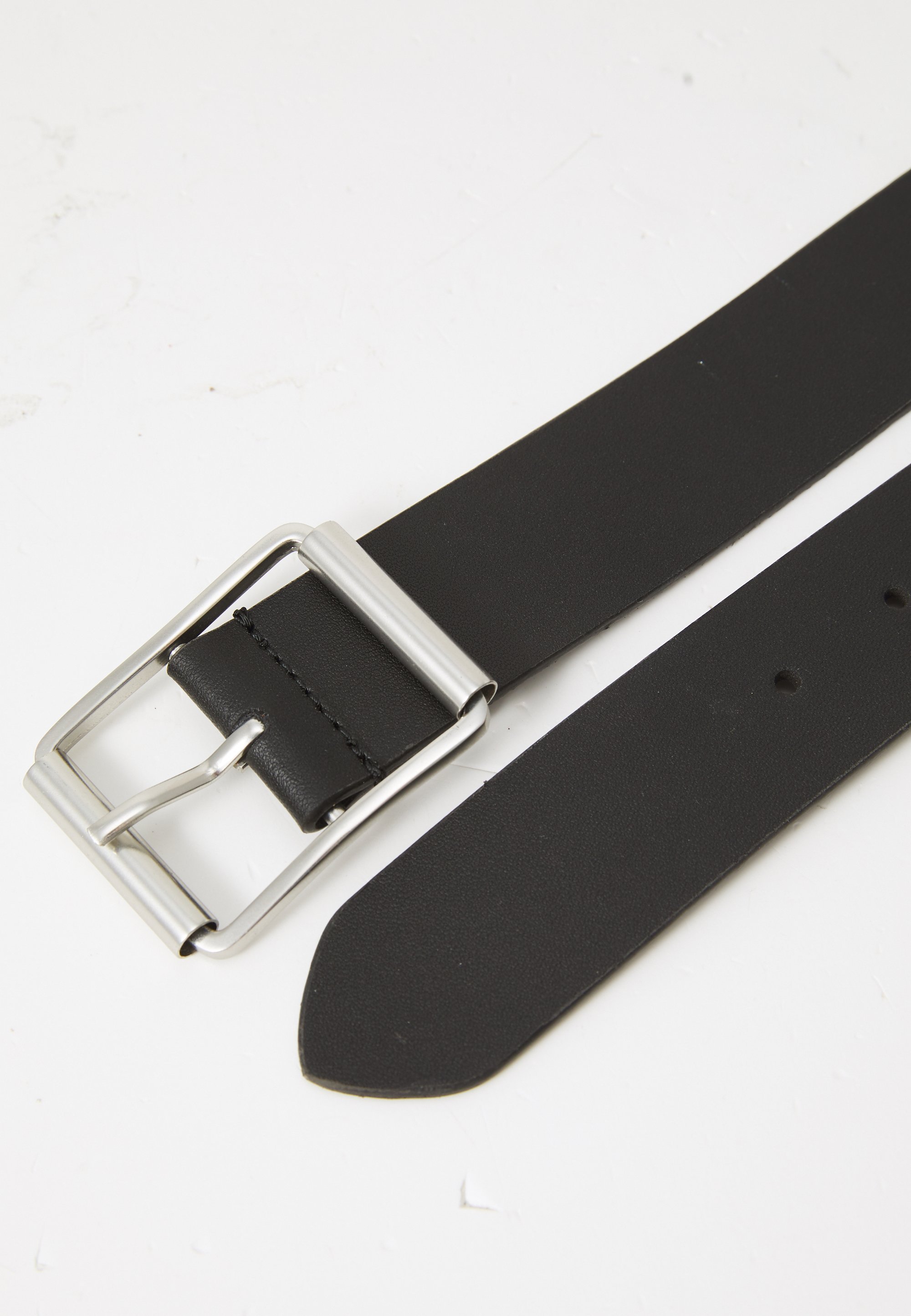 Ceinture unisexe en cuir Zign - noire