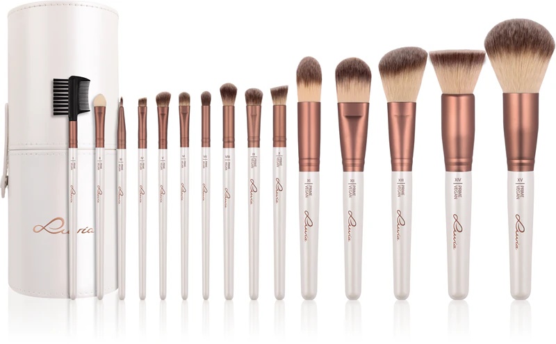 Komplet veganskih čopičev Luvia Cosmetics Prime