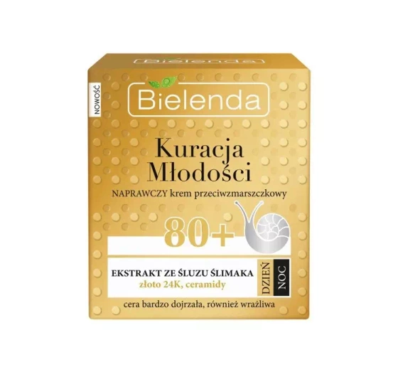 Bielenda Kuracja Młodości naprawczy krem przeciwzmarszczkowy 80  50 ml