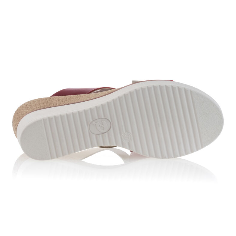 Zuecos/Males rojos para mujer