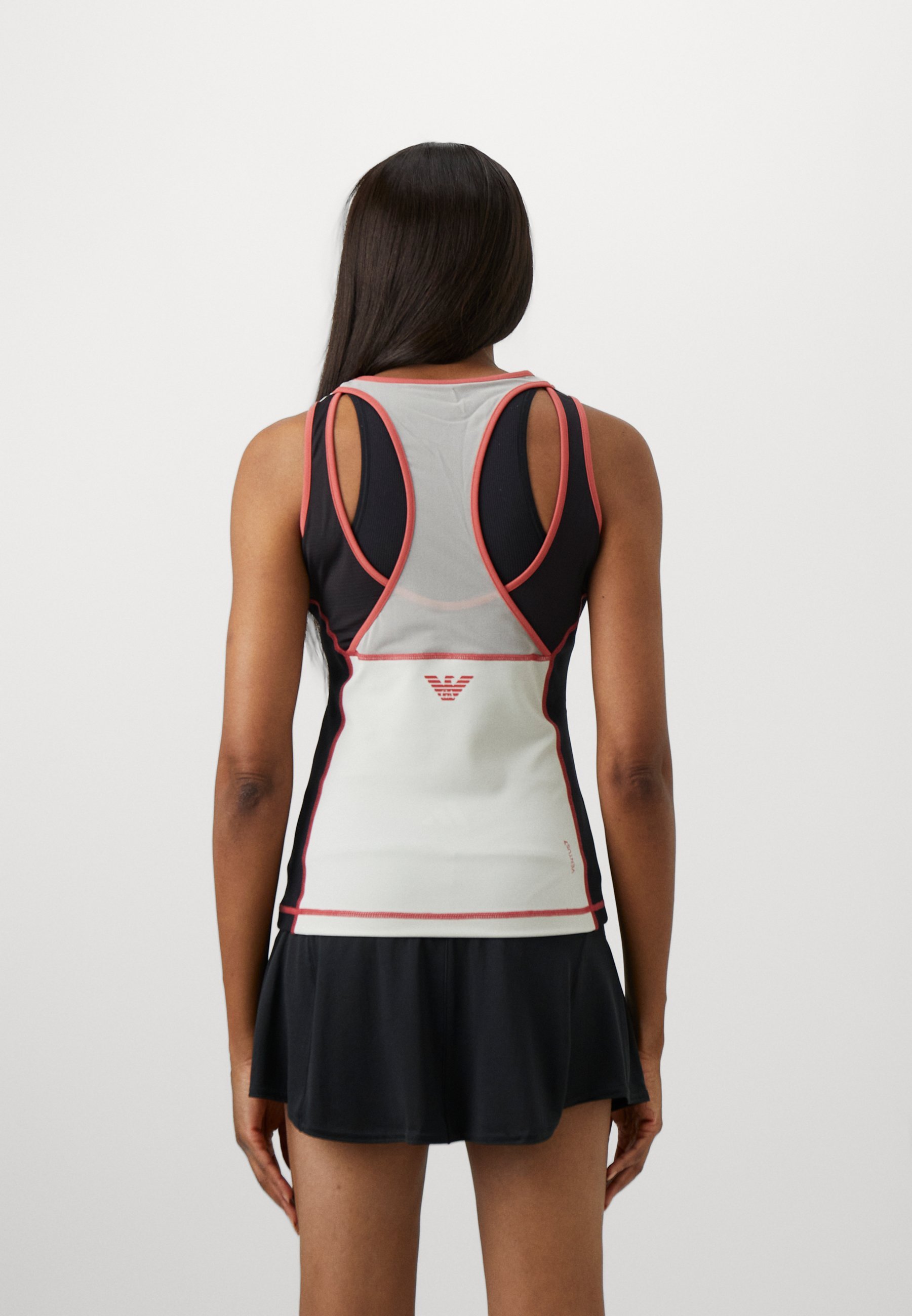 EA7 Emporio Armani TENNIS PRO FREESTYLE TANK - Top - preto/azul vapor