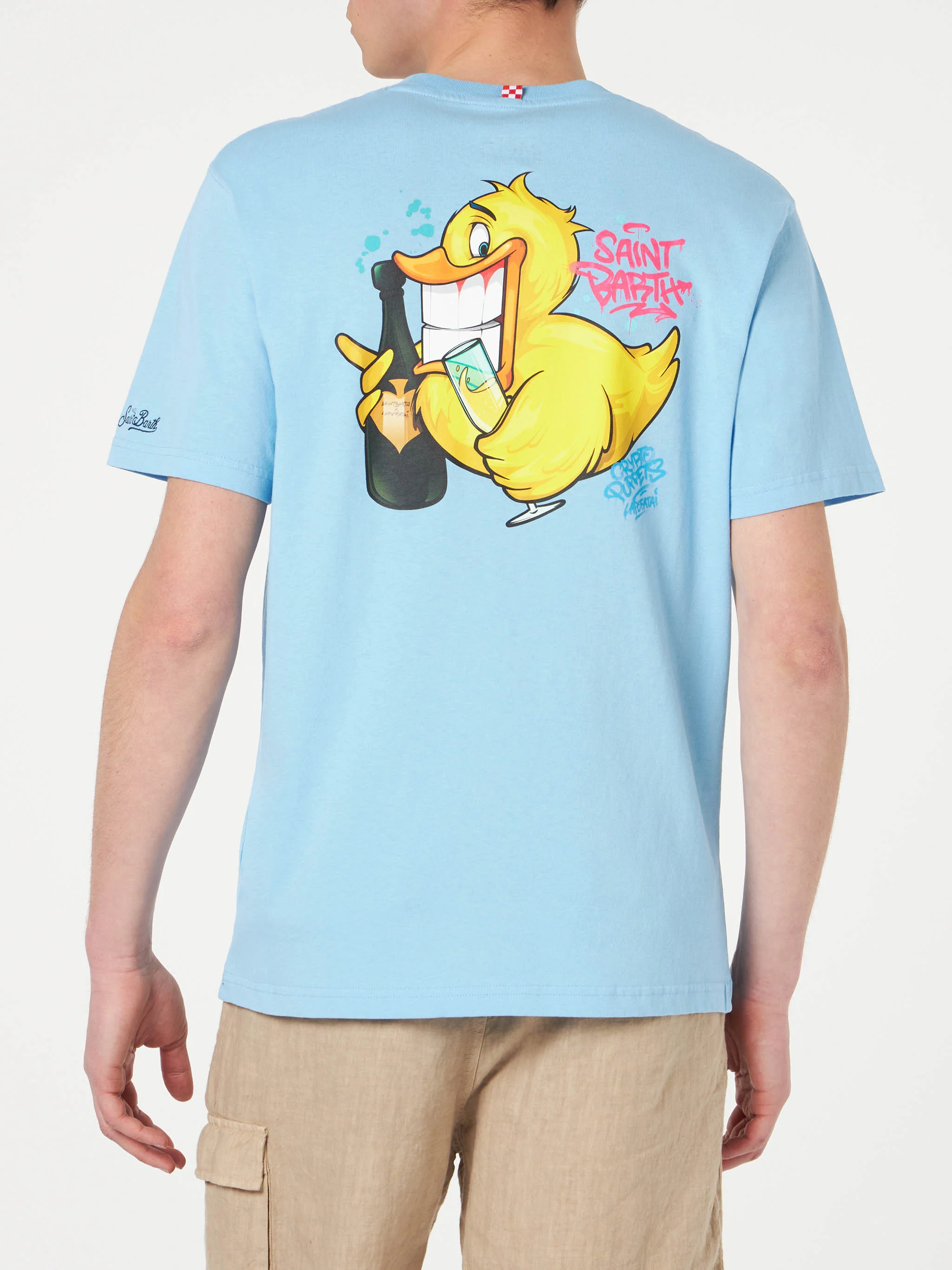 T-shirt da uomo con stampa papera | CRYPTO PUPPETS® EDIZIONE SPECIALE