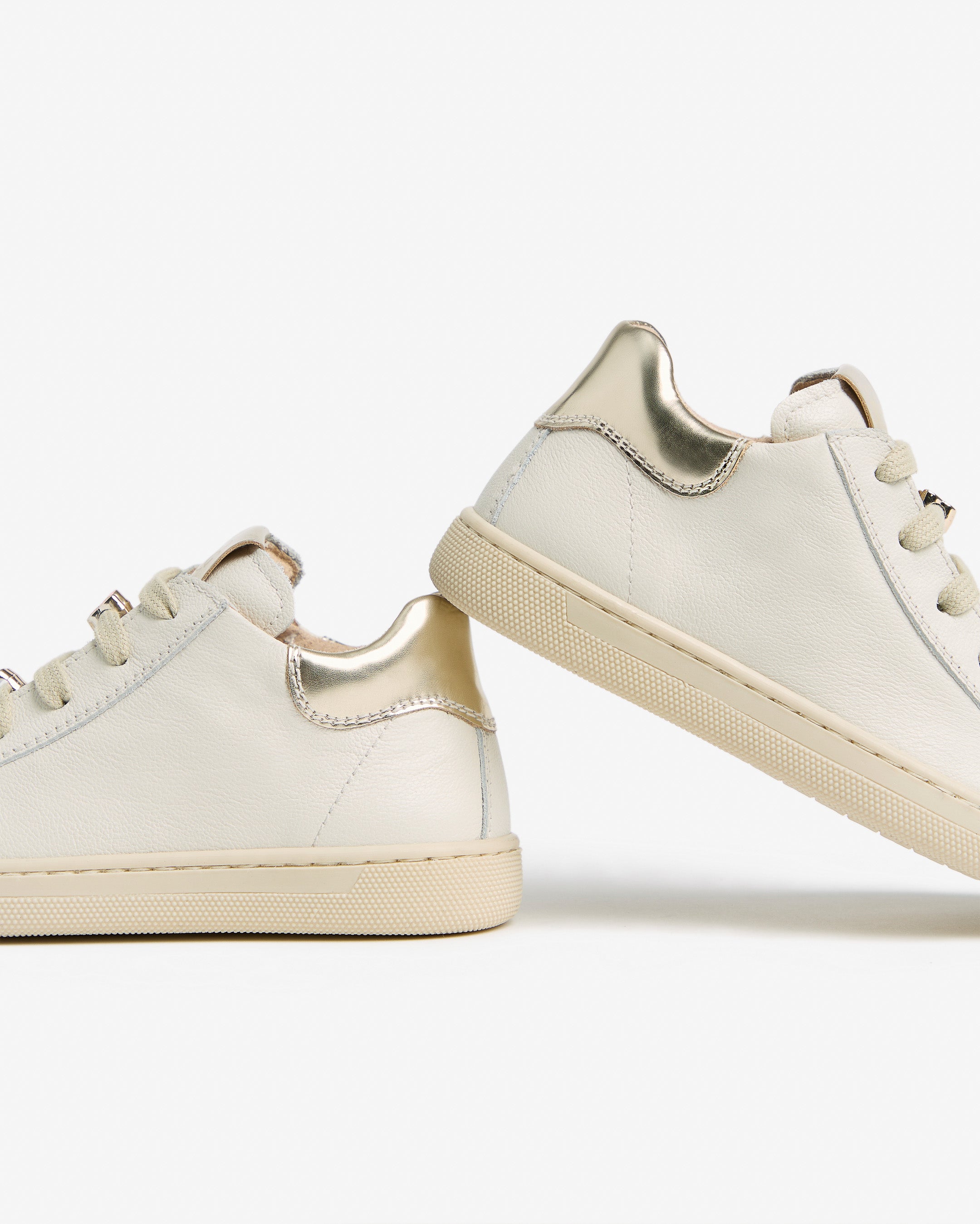  Junior-Sneaker für Mädchen aus Leder und Funktionsmaterial