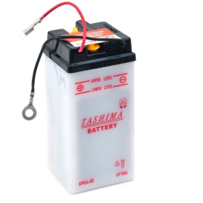 Batería para motocicleta 6N4A-4D 6V / 4Ah