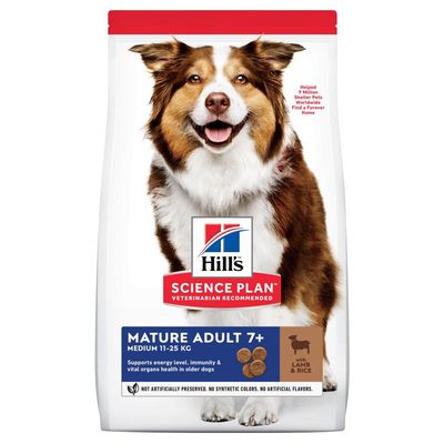 Hill's Science Plan Mature Adult 7+ Medium mit Lamm und Reis