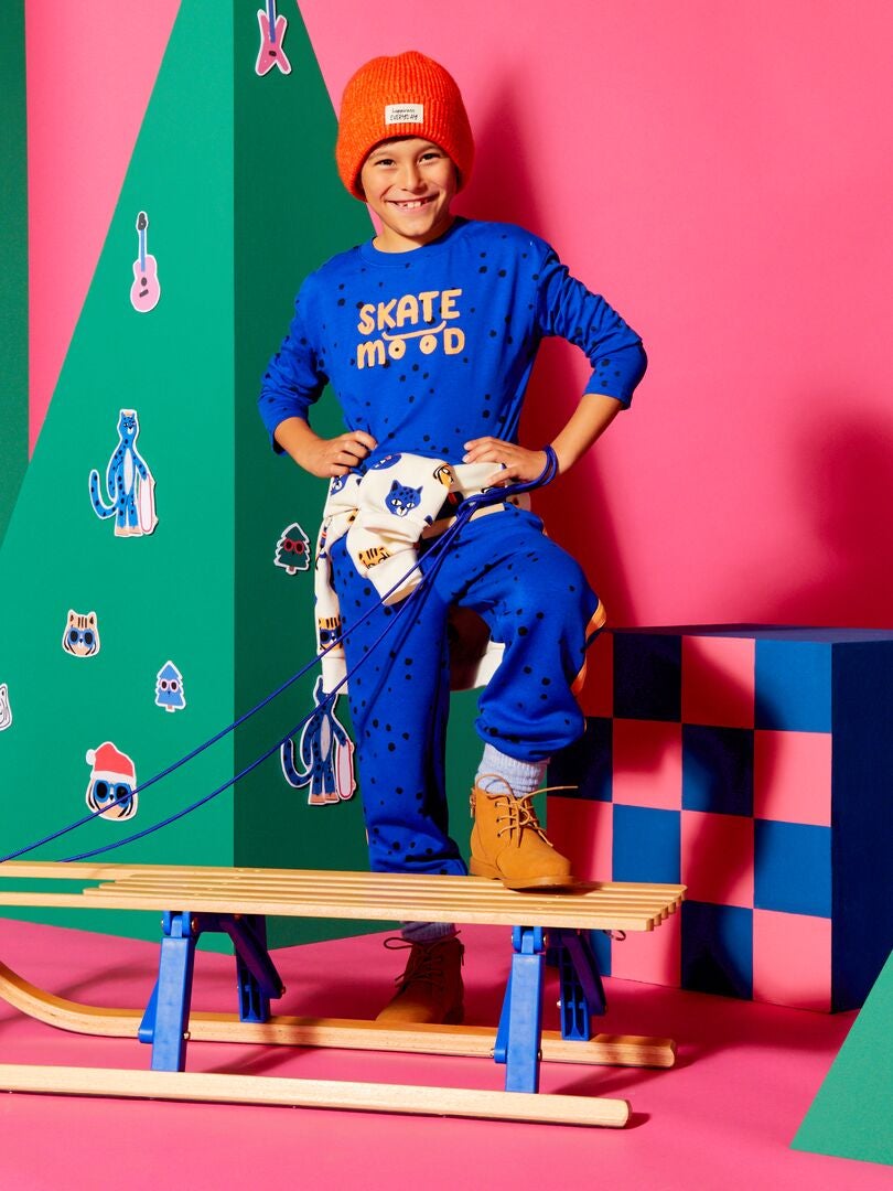 T-shirt - Grafik Edition - BLAUW