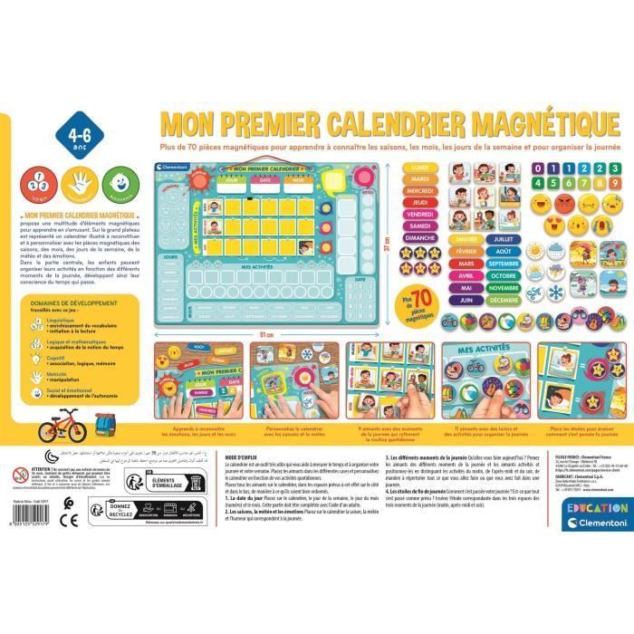 CLEMENTONI - Mi primer calendario magnético