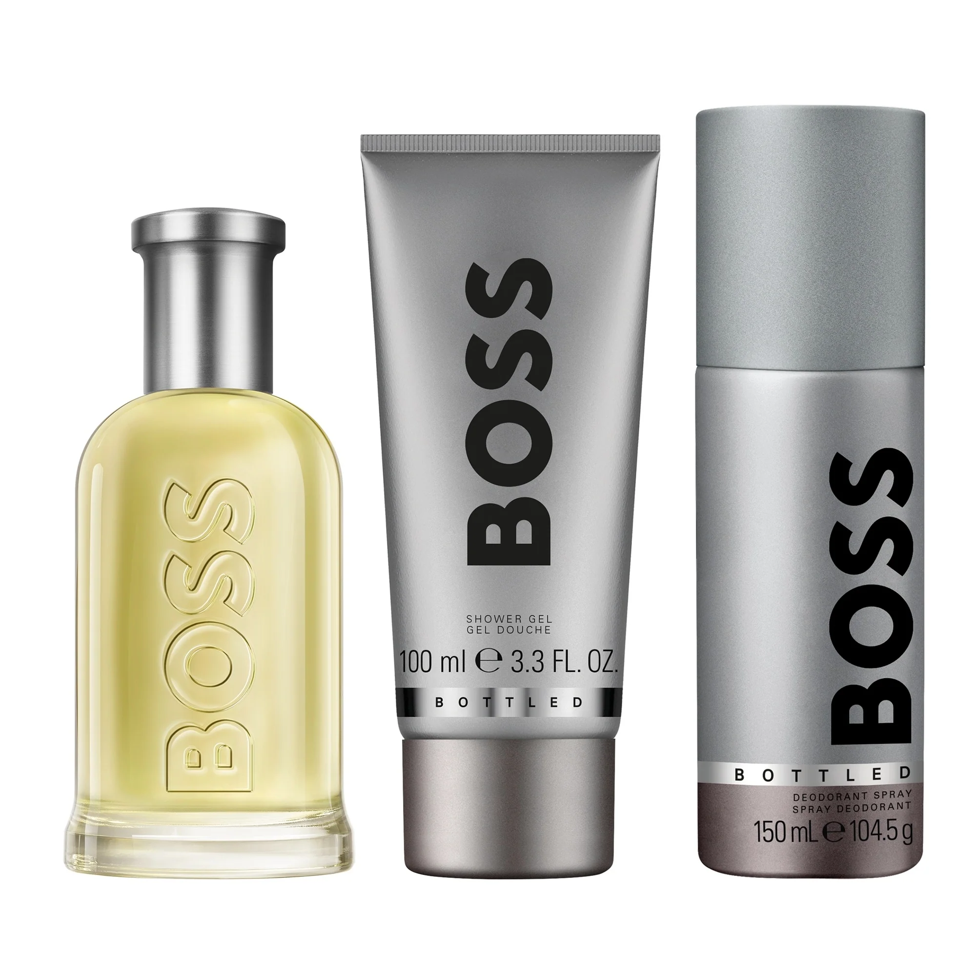 Boss Bottled Cofanetto Regalo BOSS Bottled Eau de Toilette, Gel Doccia e Deodorante Spray - Cofanetto Profumo Uomo, Eau de Toilette