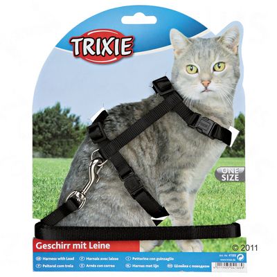 Trixie kattesele med snor