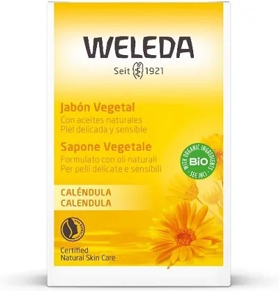 WELEDA Weleda valomasis žolelių muilas su medetkomis 100 g