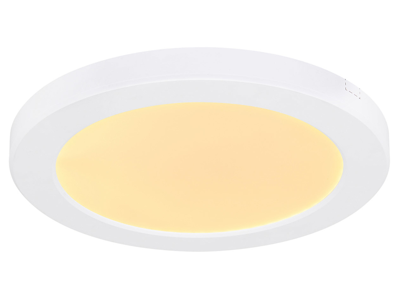 Plafon Lasse LED 22 cm akrylowy biały