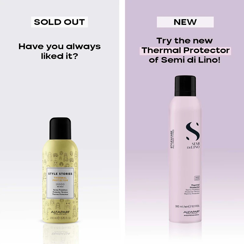 Alfaparf Milano Semi di Lino Style&Care Thermal Protector aizsargsprejs matu veidošanai ar termisko efektu