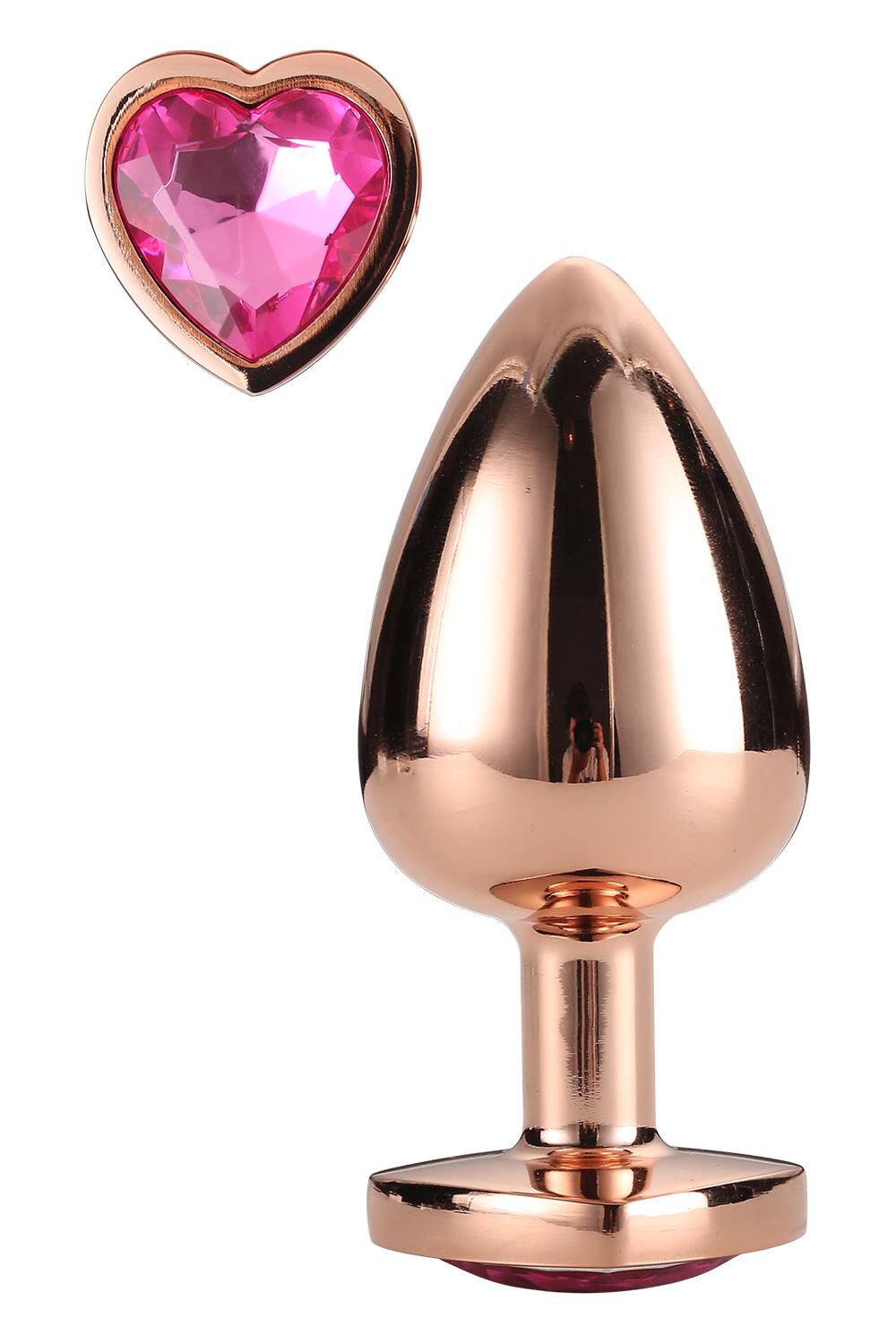 Dream Toys Gleaming Love Rose Gold Plug Small