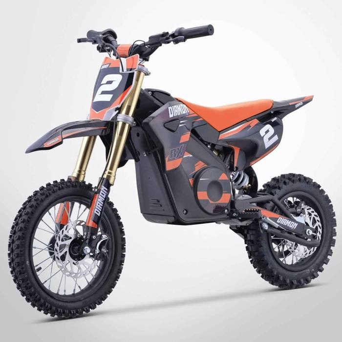 Kids Electric Motorcycle 1300W / ORION 1300W Motocross Bike / 12/10 / Orange