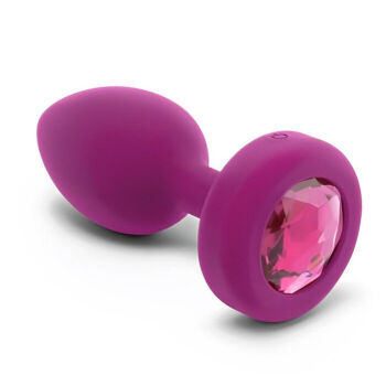 B-Vibe Vibrerende Juweelplug S/M Fuchsia