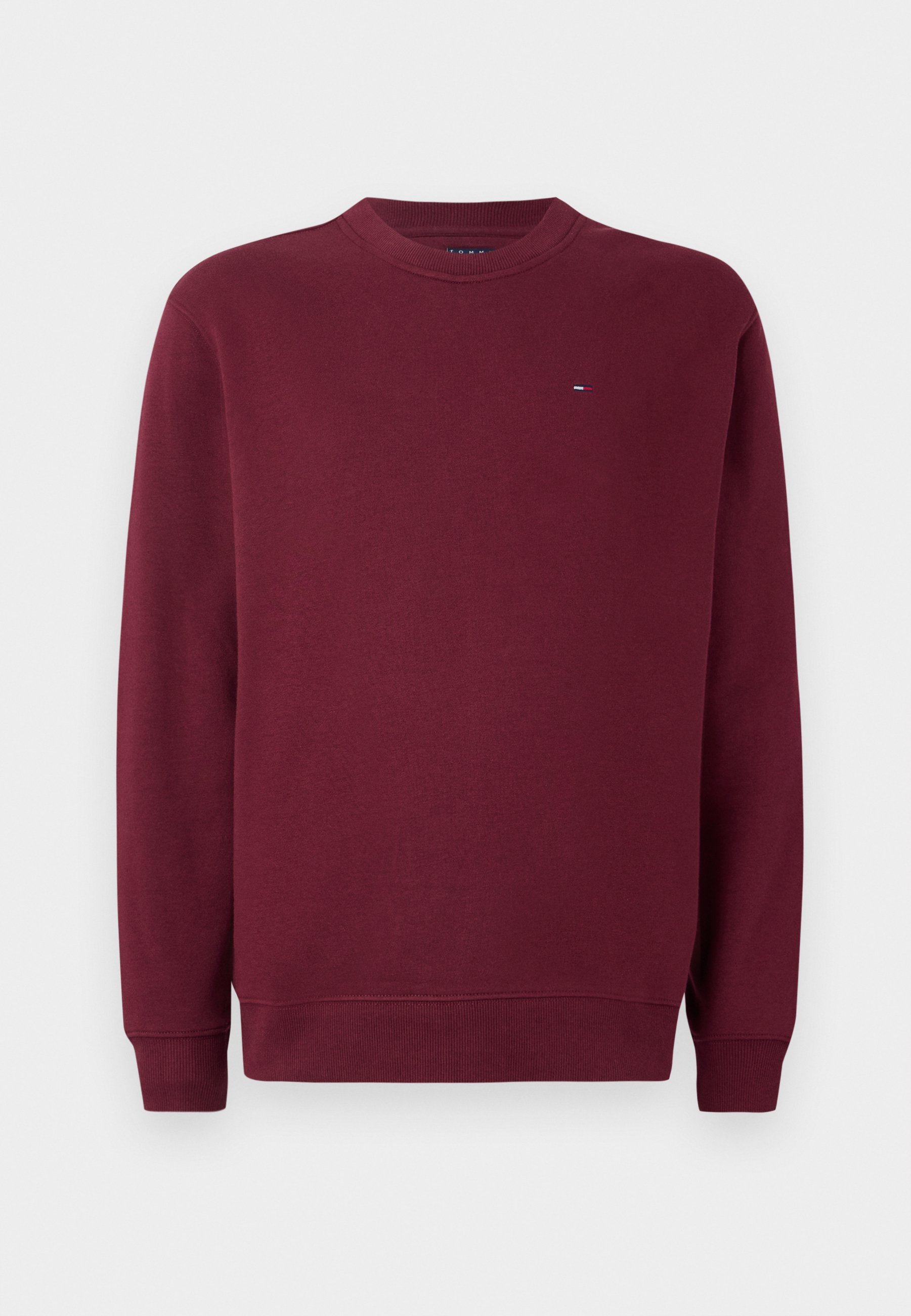 Tommy Jeans FLAG CREW - Sweatshirt - wijnrood