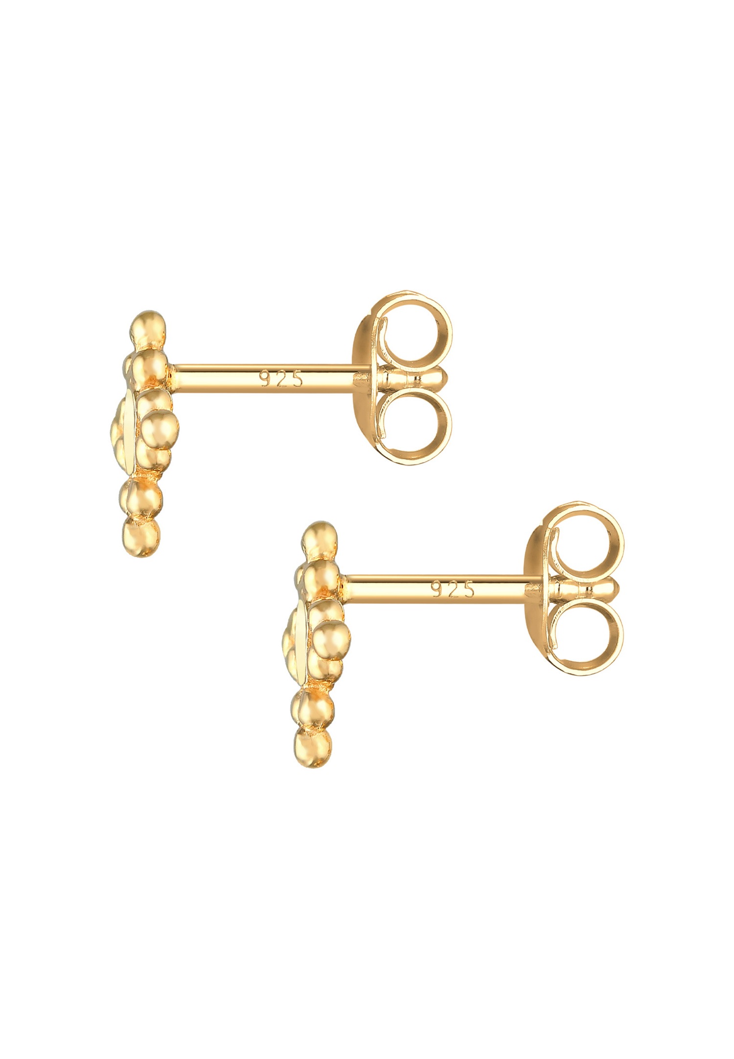 Elli Boucles d'oreilles femme étoile boule en argent massif 925