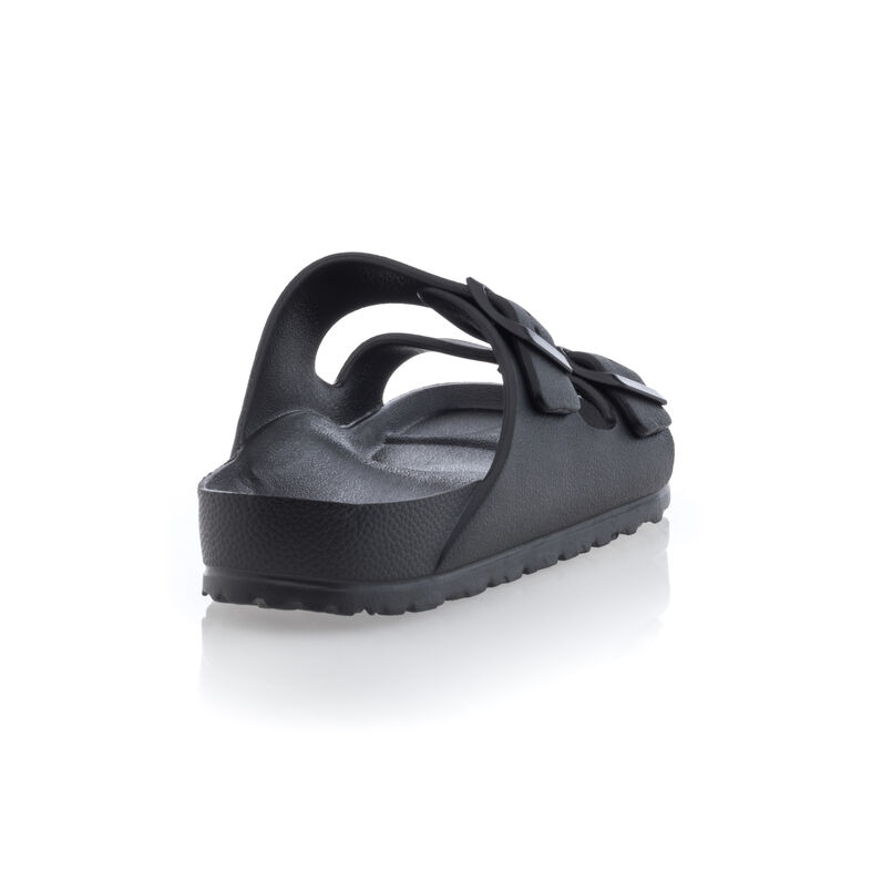 Férfi fekete flip-flop papucsok / tanga szandálok