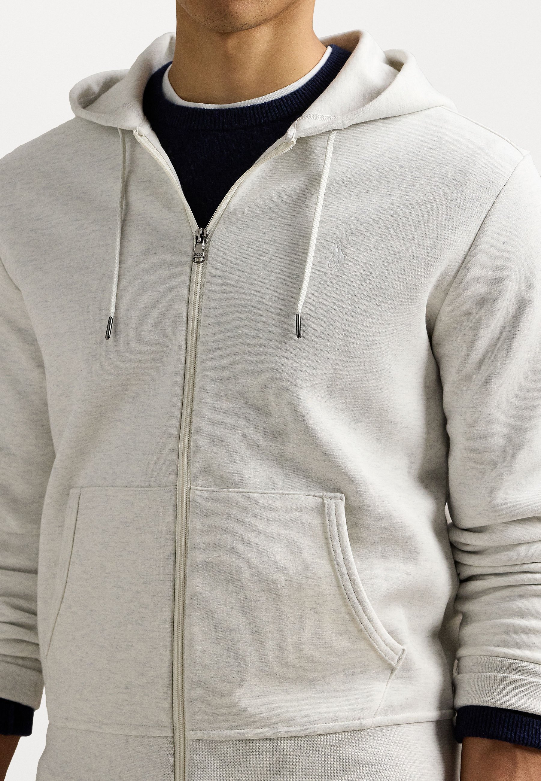 Polo Ralph Lauren hoodie met volledige ritssluiting - Sweatshirt met ritssluiting - soho heather