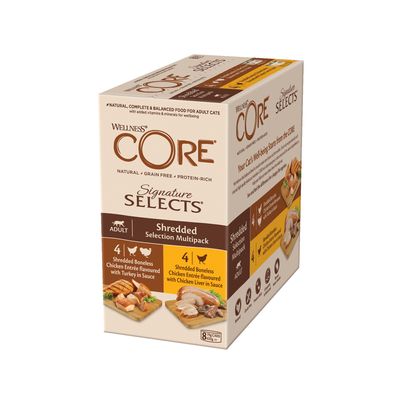 Wellness Core Signature Selects mokré krmivo pro dospělé kočky