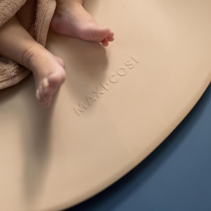 Fasciatoio Maxi-Cosi Mavis, 50x70 cm, dalla nascita, facile da pulire, base antiscivolo, color terra tenue