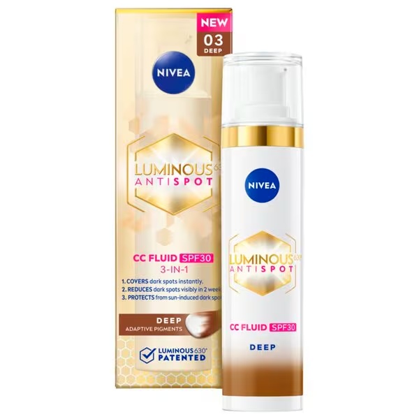 NIVEA Luminous630 Anti-spot SPF30 03 Dark 3-u-1 CC krema<br>40ml