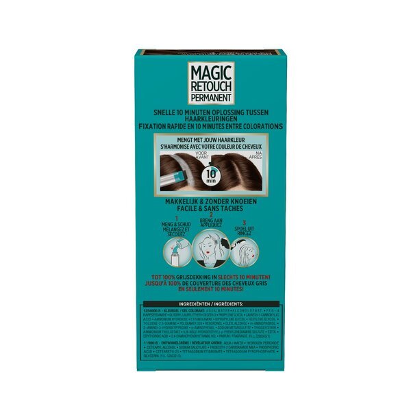 L'Oréal Paris Magic Retouch 4 Srednje smeđa trajna boja za kosu<br>4