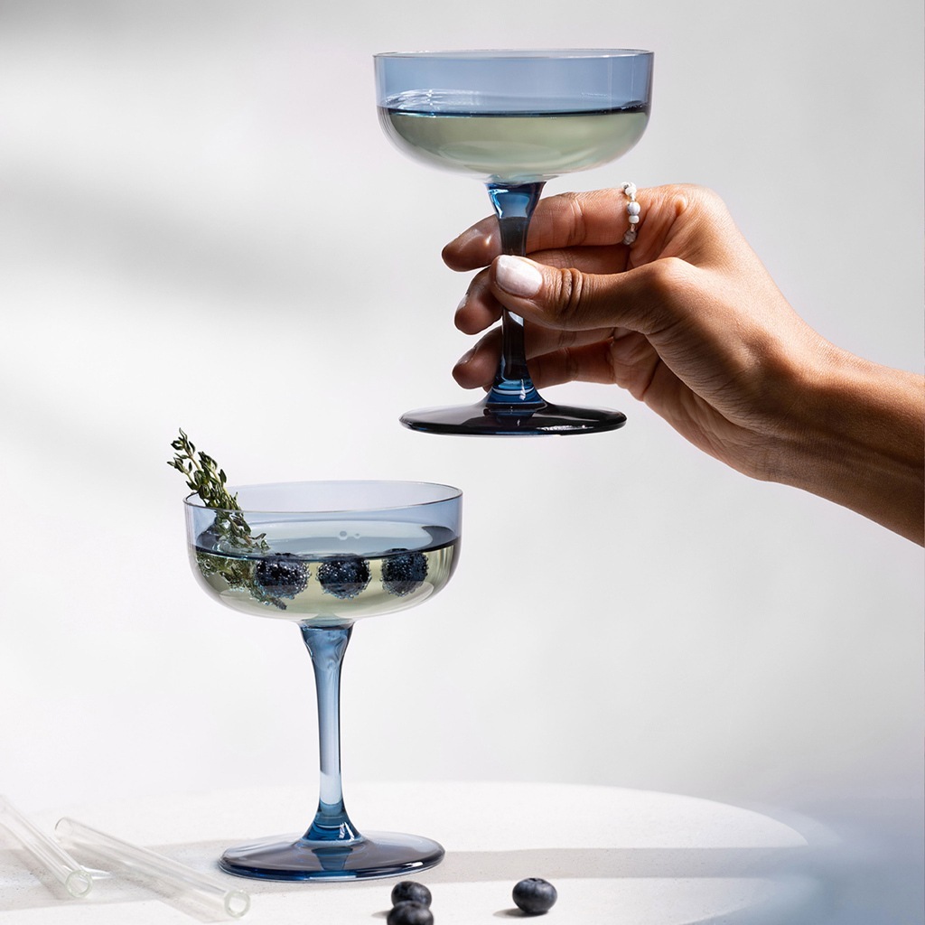 Villeroy & Boch čaša za šampanjac/desert, set od 2. Boja: Kao led – 1 komad