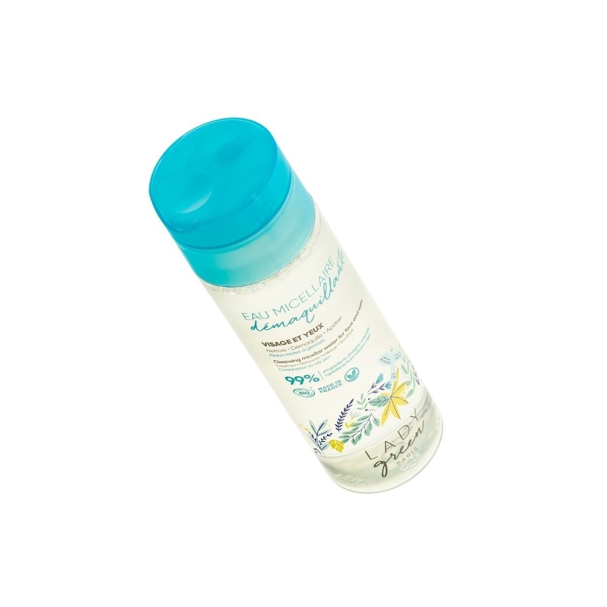 Lady Green Eau micellaire démaquillante visage et yeux