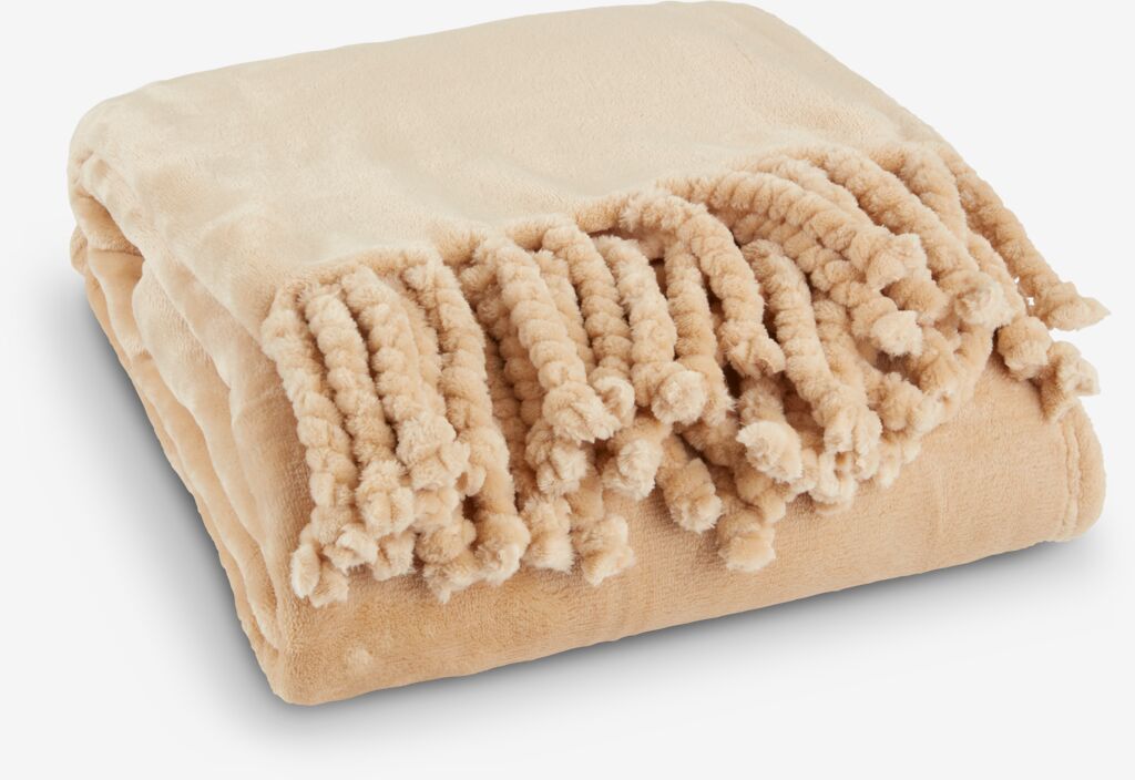 BONDEROSE deka od flisa BONDEROSE 130x170 latte