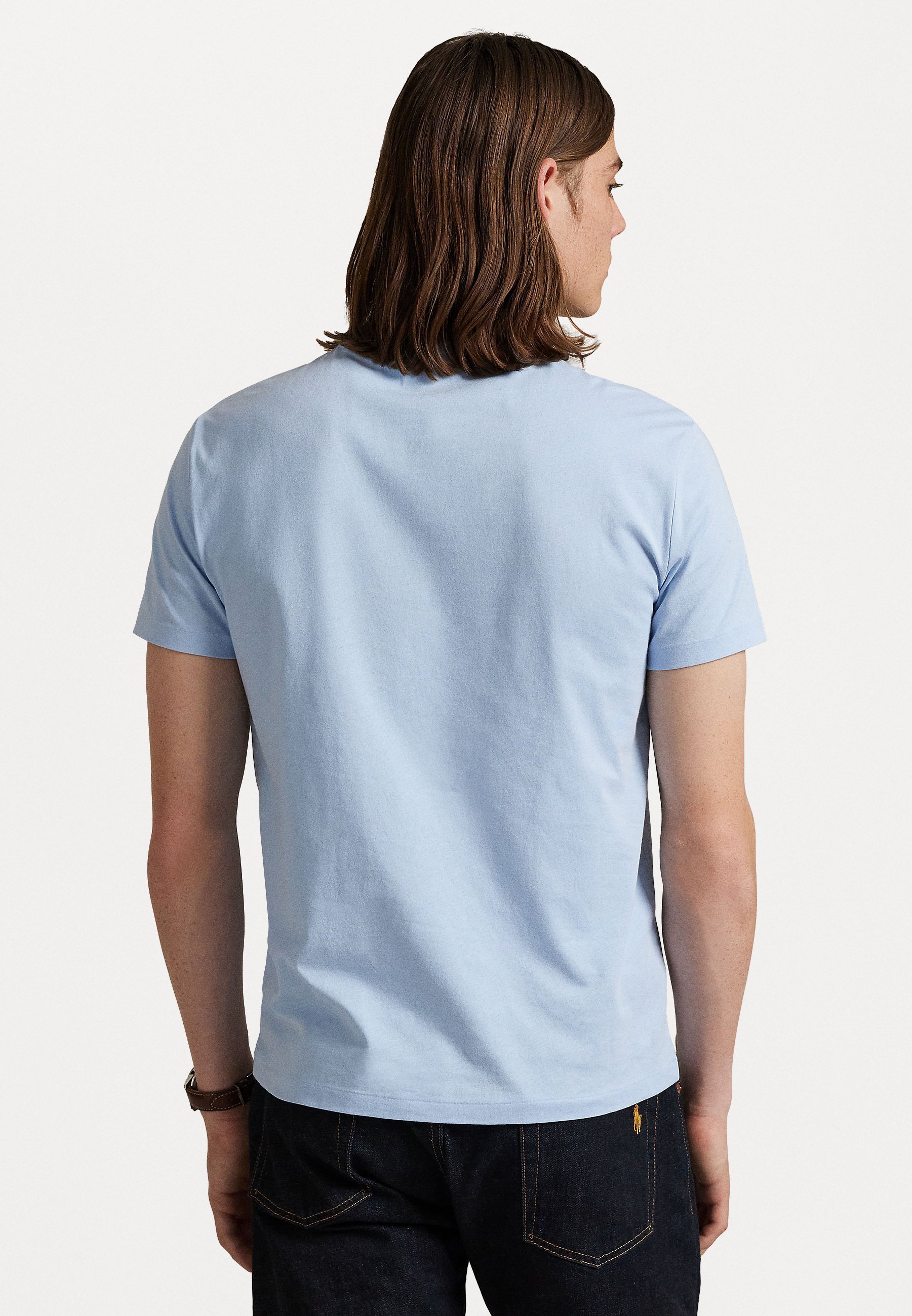 SLIM FIT JERSEY CREWNECK T-SHIRT - T-shirts med print - bluePolo Ralph Lauren