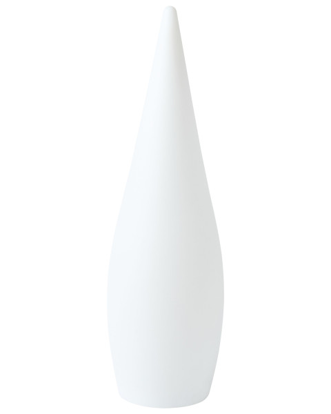 Lampa ogrodowa LED z pilotem biała