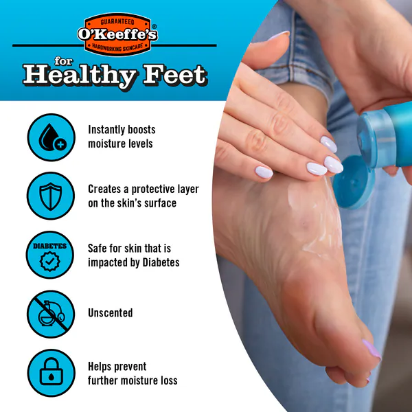 O'Keeffe's Healthy Feet Exfoliërende scrub 85 ml