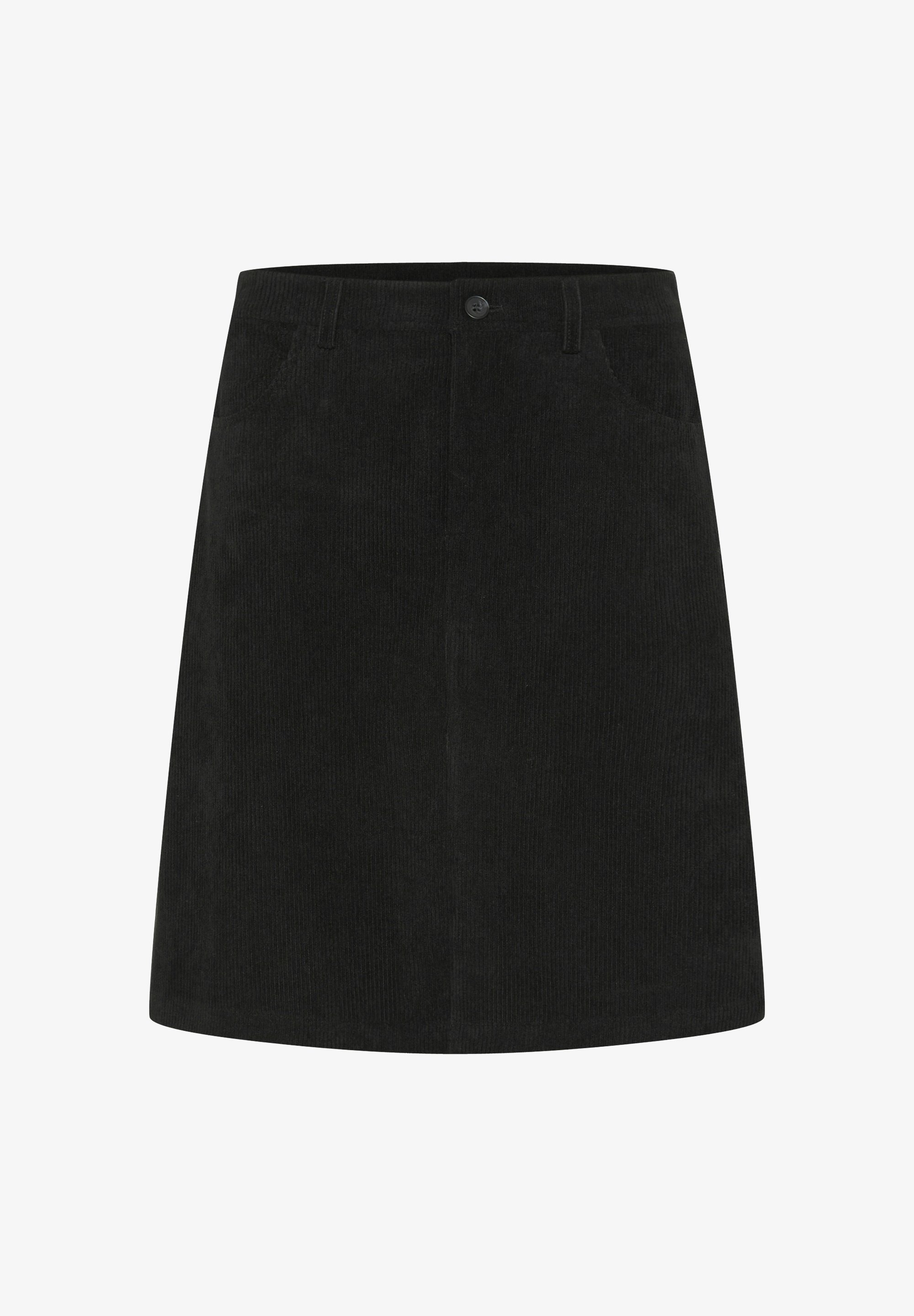 Crème CORY - Jupe trapèze - Noir profond