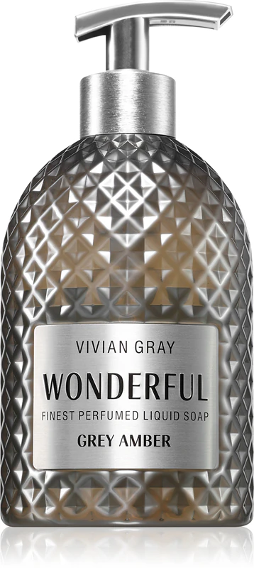 Sabonete líquido para mãos de luxo Vivian Gray Wonderful Grey Amber