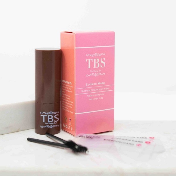 TBS Easy Brows pūderis un trafarets 1,8 g vidēji brūns