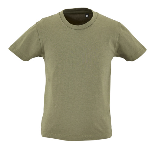 Camiseta De Manga Corta De Niño Cuello Redondo Acanalado Milo